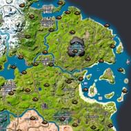 Campfires in the grass biome (Image via Fortnite.GG)
